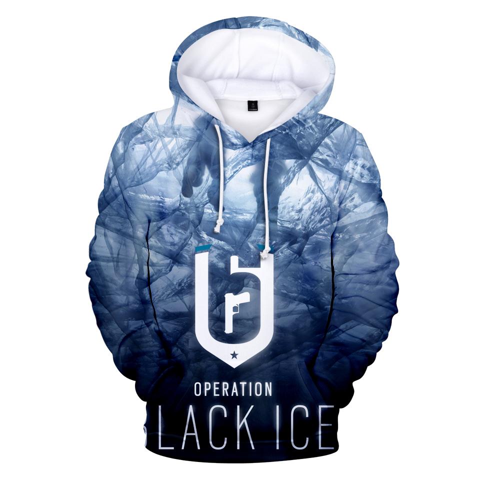 Rainbow Six Hoodies - Super Cool Rainbow Six Warrior Logo Icon Hoodie