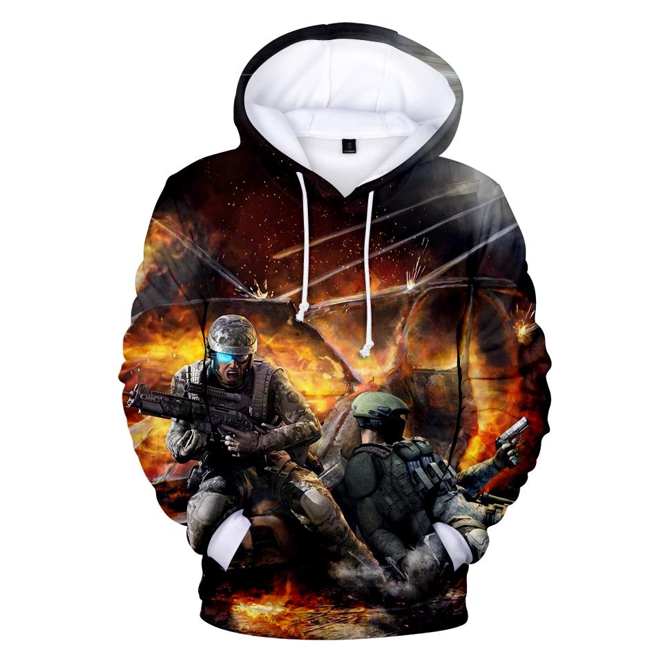 Rainbow Six Hoodies - Super Cool Rainbow Six Icon Soldiers Fighting Hoodie