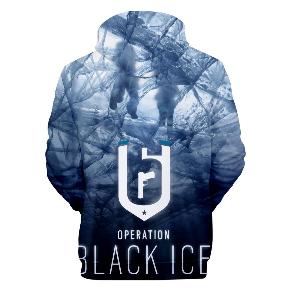 Rainbow Six Hoodies - Super Cool Rainbow Six Warrior Logo Icon Zip Up Hoodie