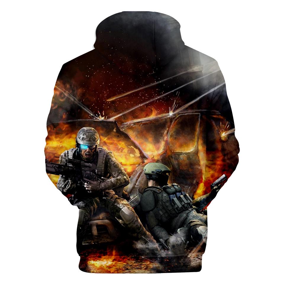 Rainbow Six Hoodies - Super Cool Rainbow Six Icon Soldiers Fighting Zip Up Hoodie