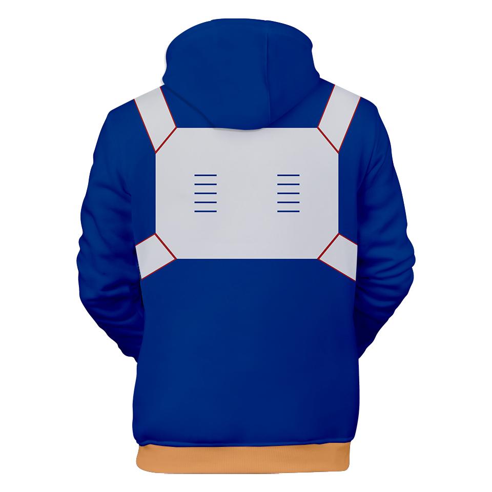 My Hero Academia Hoodies - Cosplay Shoto Todoroki Boku No Hero Academia Blue Hoodie