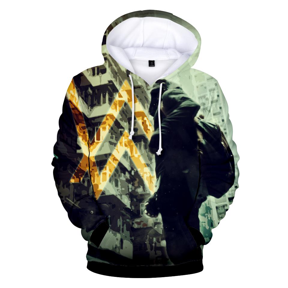 Alan Walker Hoodies - Navy Green Hoodie