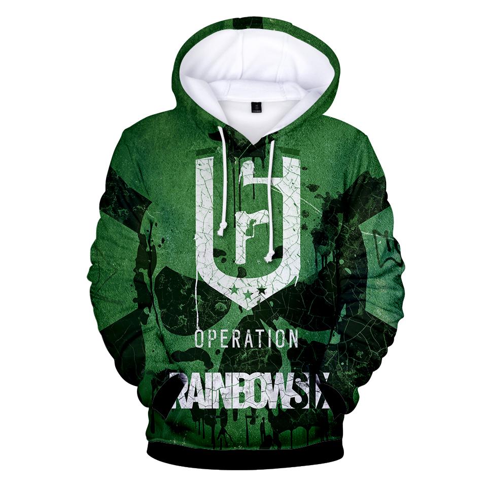 Rainbow Six Hoodies- Rainbow Six Logo icon Hoodie