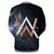 Alan Walker Sweatshirts - Grey Letter Sweatshirt