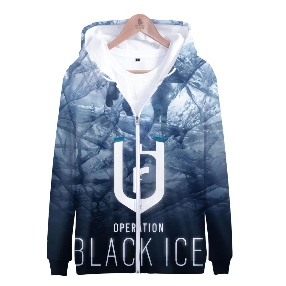 Rainbow Six Hoodies - Super Cool Rainbow Six Warrior Logo Icon Hoodie