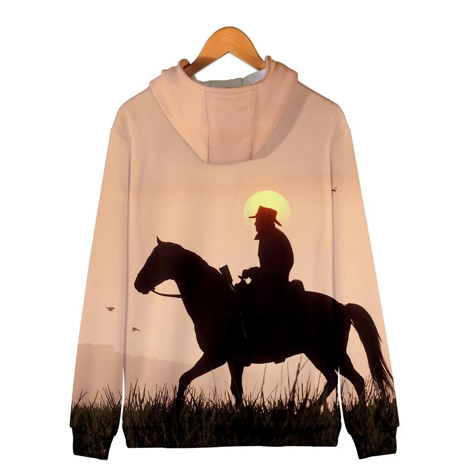 Red Dead Redemption 2 Hoodies - Red Dead Redemption 2 Super Cool Pink 3D Zip Up Hoodie
