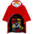 Fashionable 3 Colors 3D Print Cartoon Orangutan Half Sleeve Hoodie