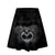 Women's Fashionable Black 3D Print Orangutan Short Skirt