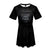 Women's Fashionable Black 3D Print Orangutan Dress