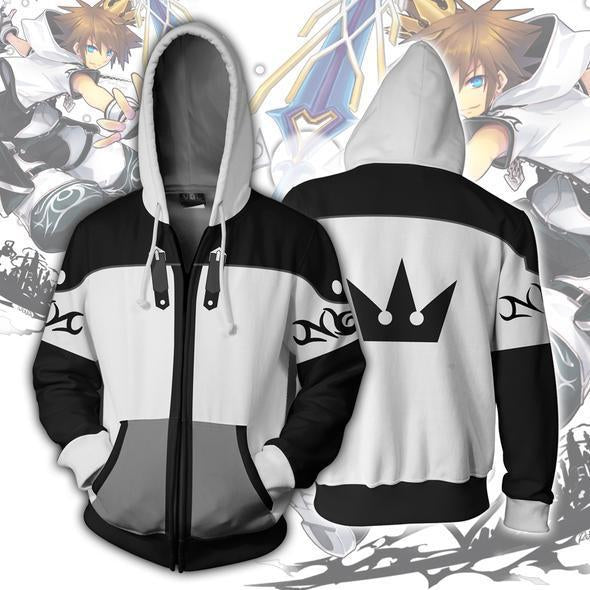 Kingdom Hearts Sora Hoodies - Zip Up Sora Final Form Hoodie