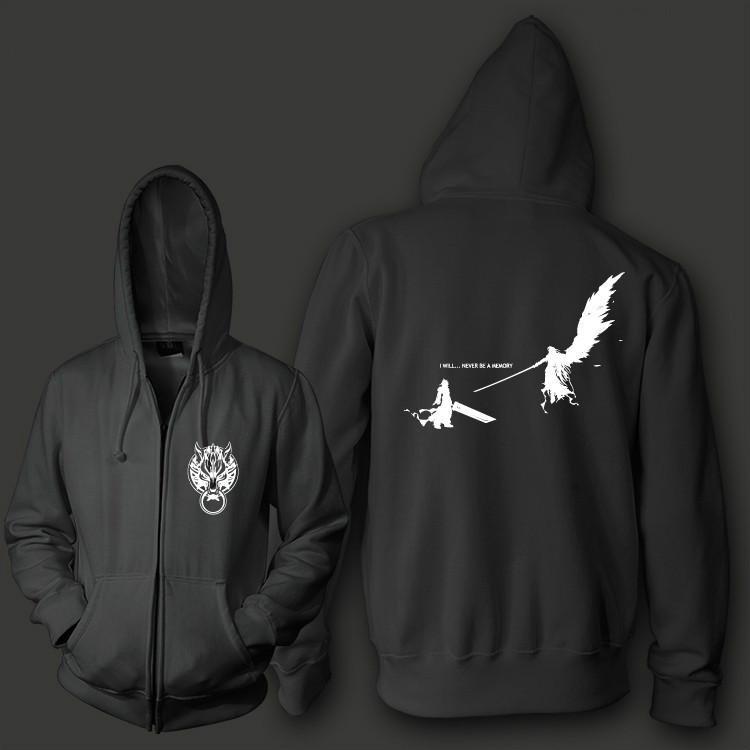 Final Fantasy Hoodies - Zip Up Final Fantasy Hoodie 3 Colors