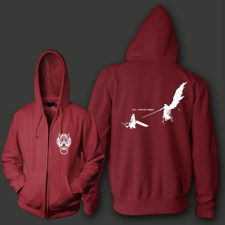 Final Fantasy Hoodies - Zip Up Final Fantasy Hoodie 3 Colors