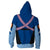 Kingdom Hearts Aqua Hoodies - Zip Up Blue Hoodie