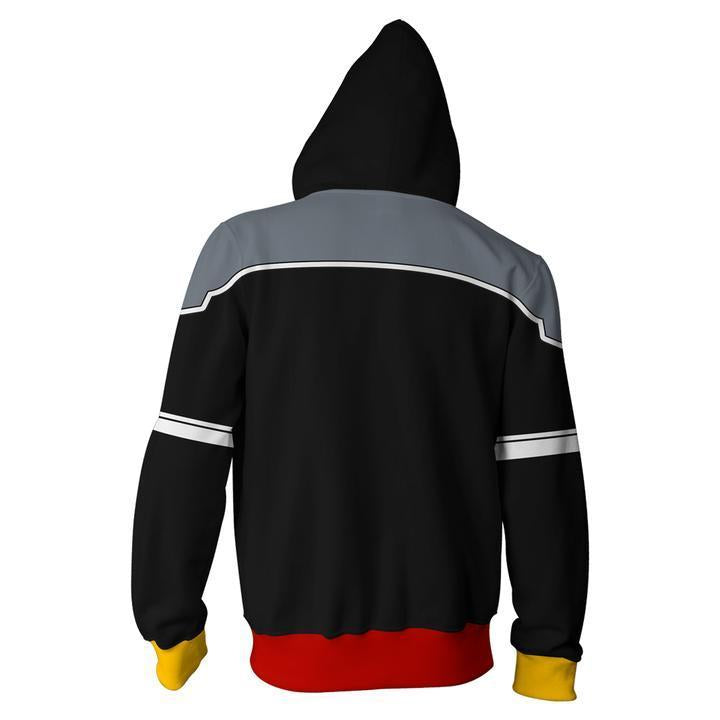 Kingdom Hearts 2 Sora Hoodies - Zip Up Black Hoodie