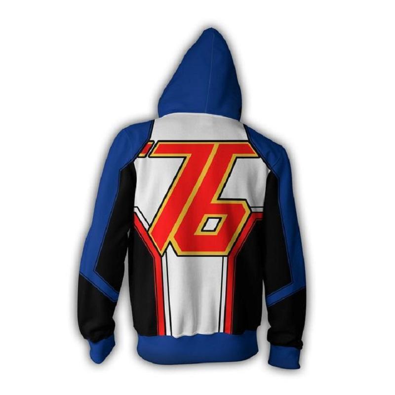 Overwatch Hoodie - Soldier 76 Zip Up Hoodie