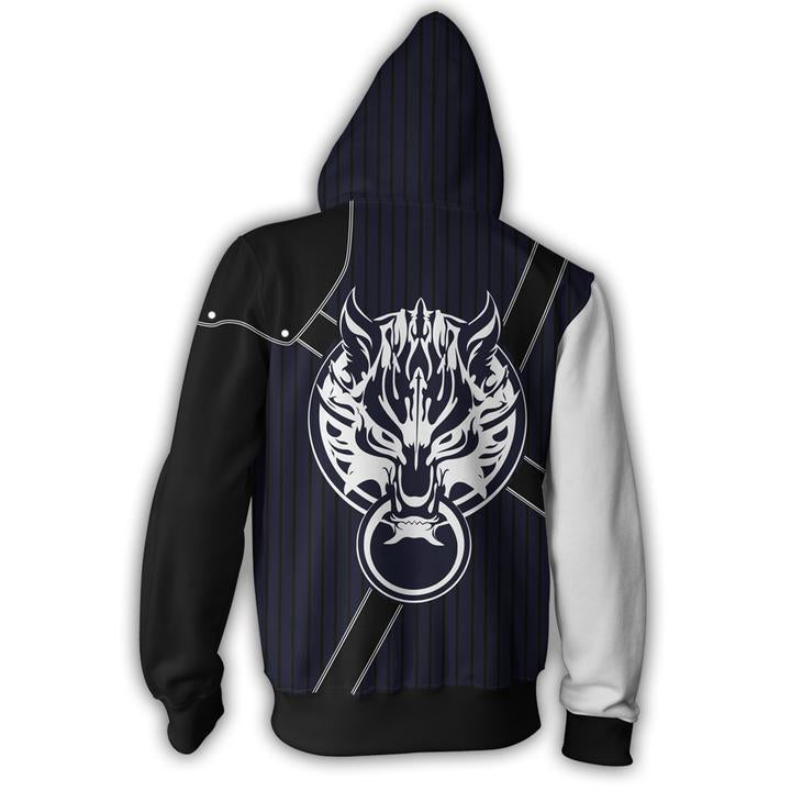 Final Fantasy Hoodies -  Zip Up Cloud Strife Hoodie