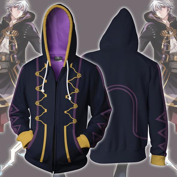 Fire Emblem Hoodies - Zip Up Fire Emblem Robin Hoodie