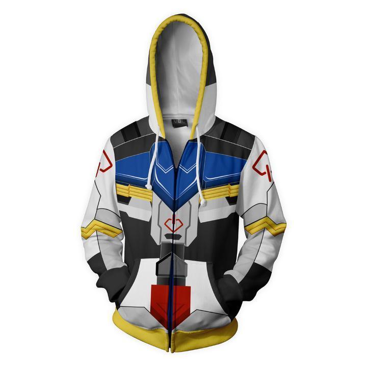 Gundam Mobile Suit Hoodies - Pullover Barbatos Black Hoodie