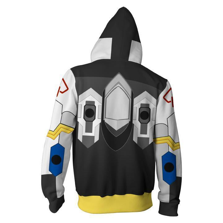 Gundam Mobile Suit Hoodies - Pullover Barbatos Black Hoodie