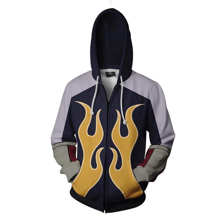 Tekken Hoodies - Zip Up Jin Kazama Hoodie