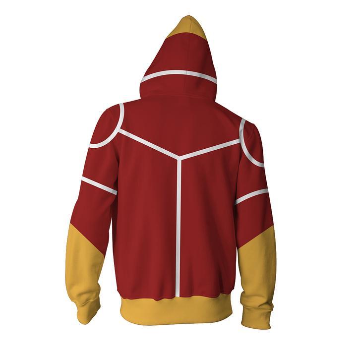 My Hero Academia Hoodies - Cosplay All Might Silver Age Boku No Hero Academia Zip Up Hoodie