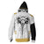 Tekken 7 Claudio Serafino Hoodies - Zip Up White Hoodie