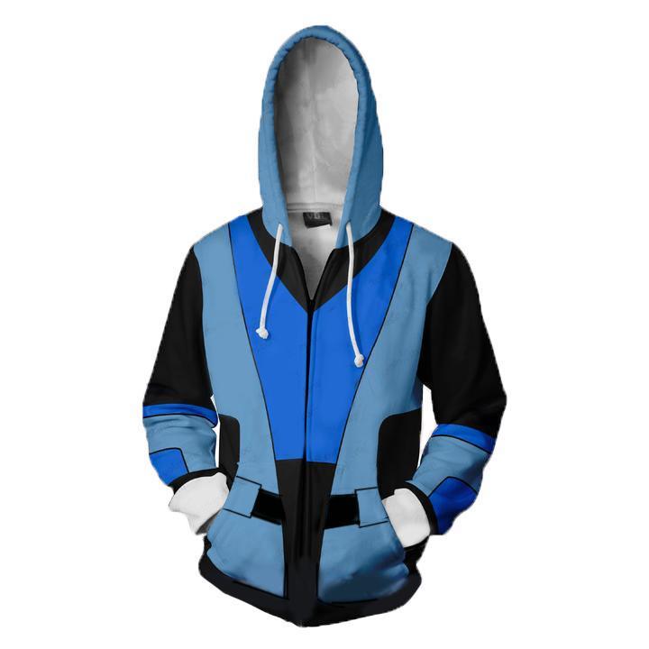 Tekken Asuka Kazama Hoodies - Zip Up Tekken Blue Hoodie