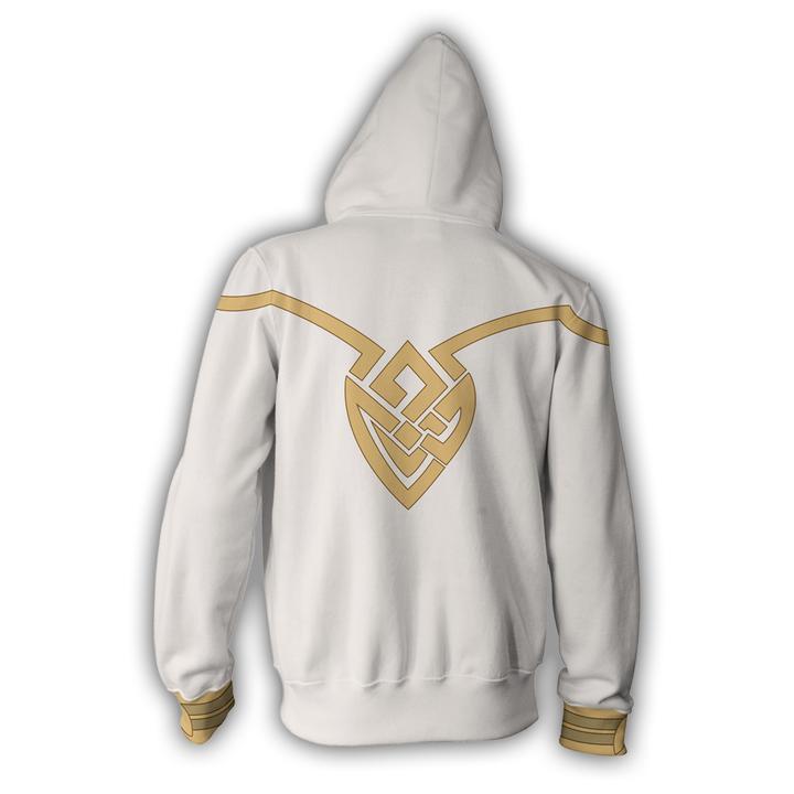 Fire Emblem Hoodies - Zip Up Fire Emblem Kiran Cosplay Hoodie