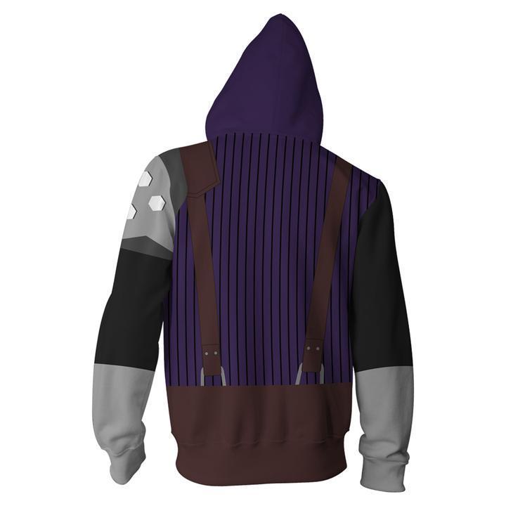 Final Fantasy VII Cloud Strife Hoodies - Zip Up Cloud Strife