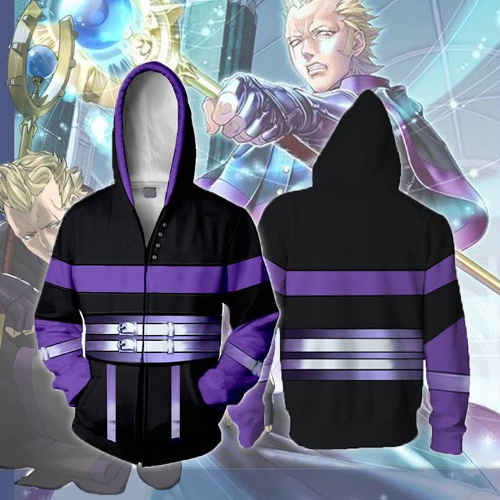Fire Emblem Hoodies -  Zip Up Fire emblem Awakening Brady Buredi Hoodie