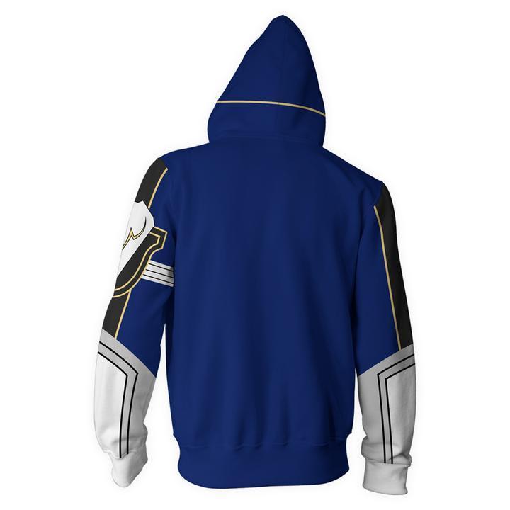 Fire Emblem Hoodies -  Zip Up Fire Emblem Roy Cosplay Hoodie