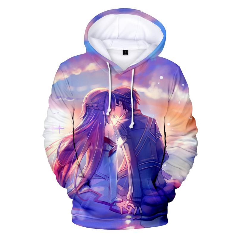 Sword Art Online 3D Hoodies - Fashion Harajuku Sweatshirt