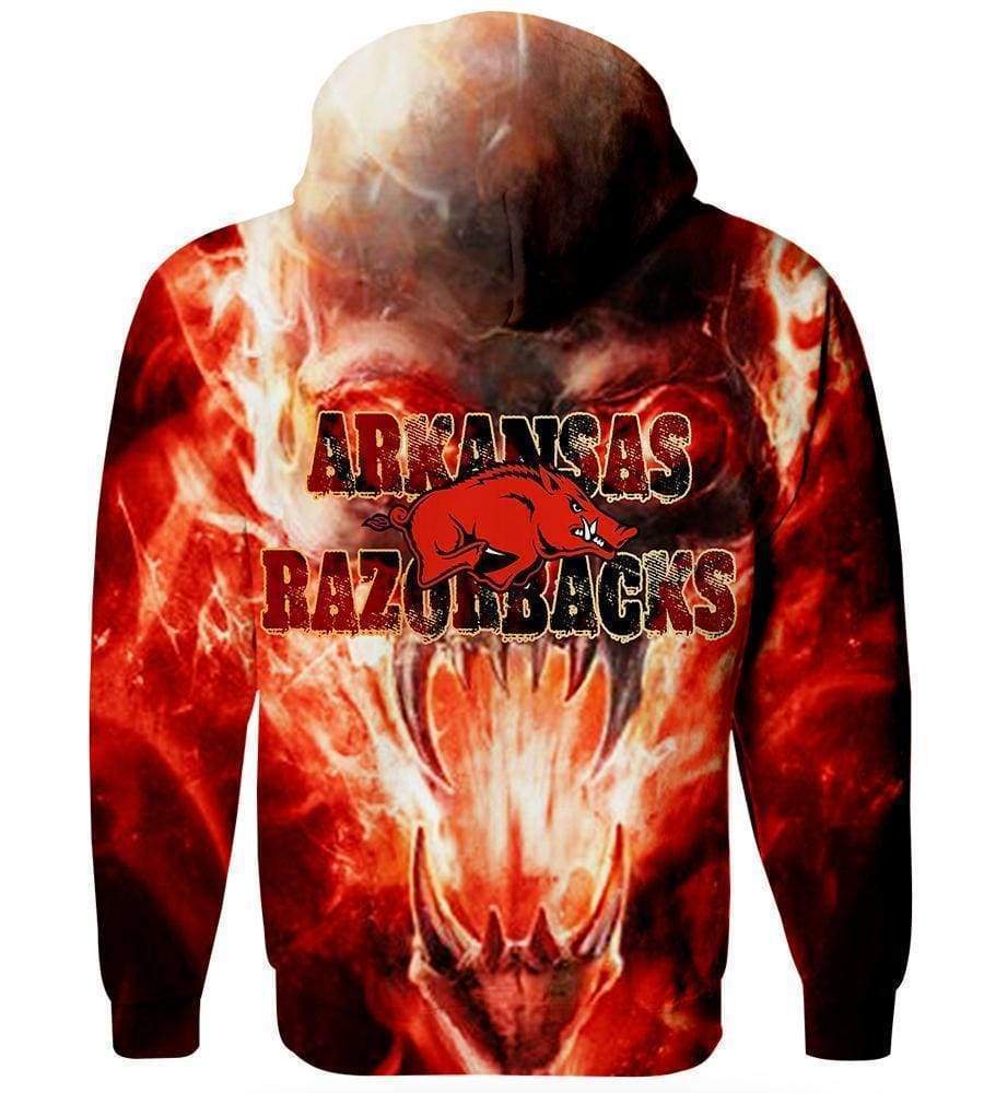 Arkansas Razorbacks - 3D Hoodie, Zip-Up, Sweatshirt, T-Shirt