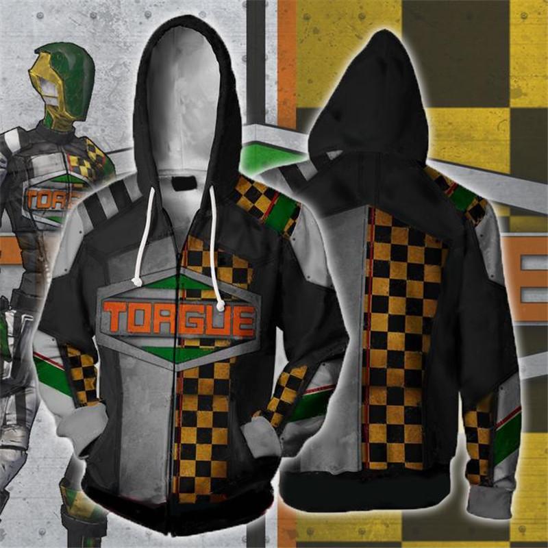 Borderlands Torgue Explosiveness Hoodies - Zip Up Torgue Explosiveness Hoodie