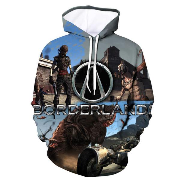 Game Borderlands 3 Hoodies - 3D Digital Print Hooded Pullover