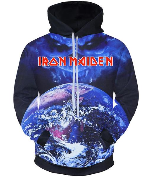 Iron Maiden Hoodie - Unisex Real Dead One 3D Print Hoody Pullover