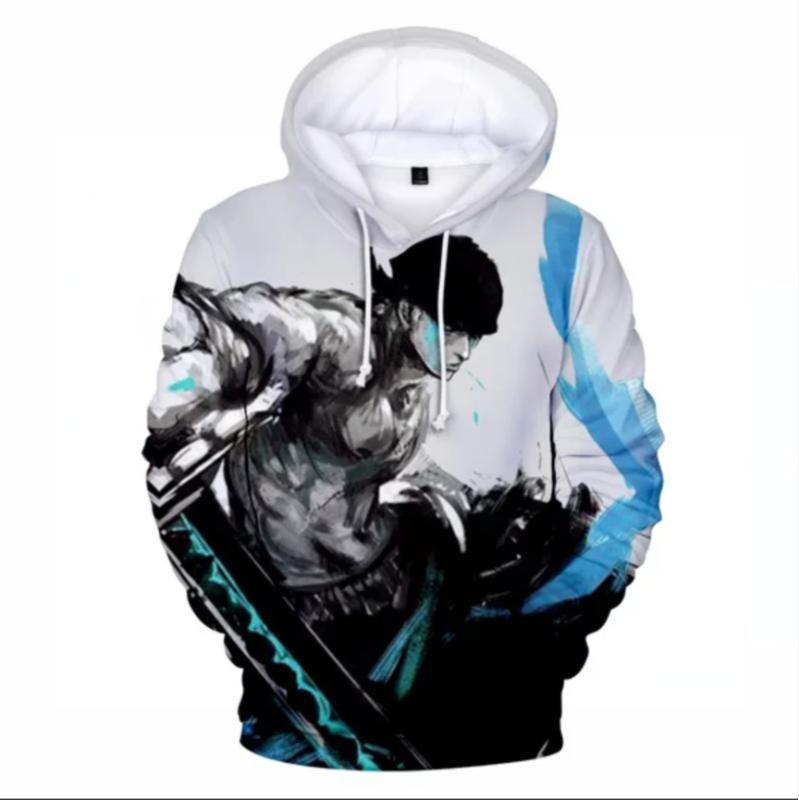 3D Anime One Piece Hooded Sweatshirts - Loose Teenage Hoodies