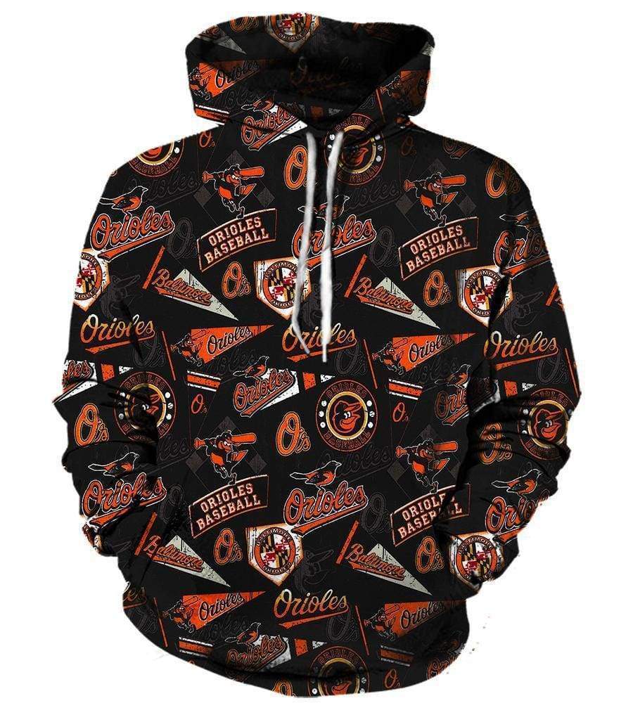 Baltimore Orioles - 3D Hoodie, Zip-Up, Sweatshirt, T-Shirt #2