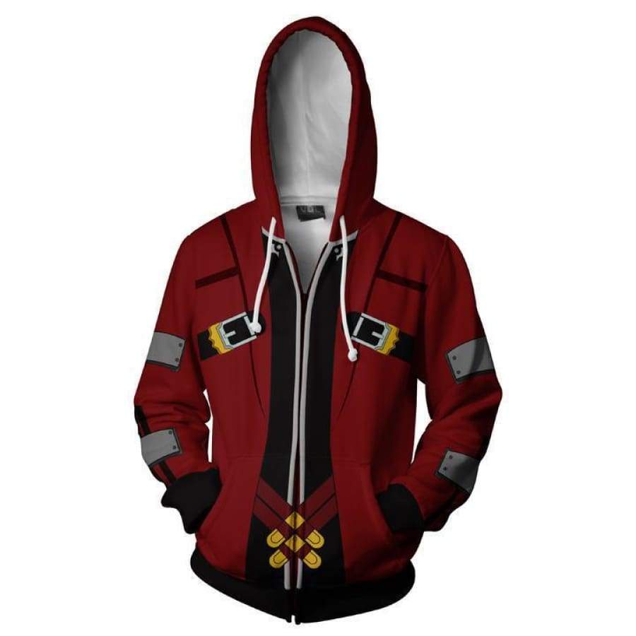 Blazblue Hoodies - Ragna the Bloodedge Zip Up Hoodie