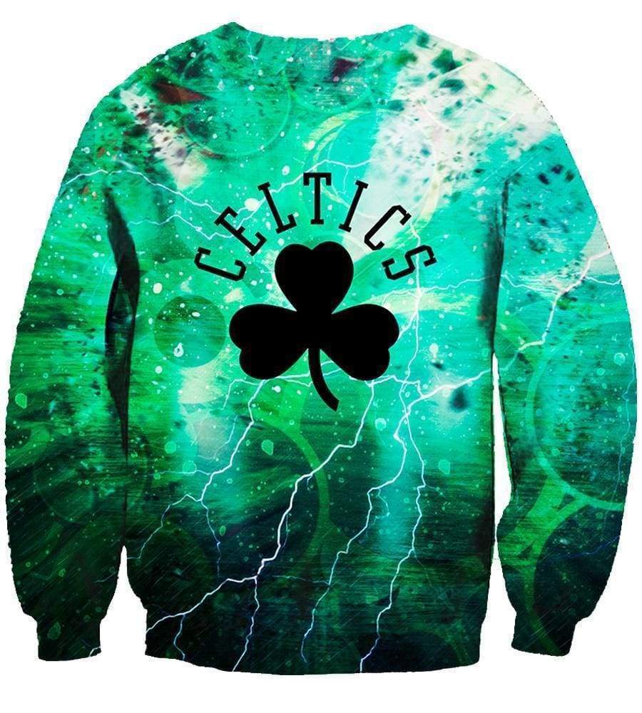 Basketball Boston Celtics Hoodies - Zip Up Green Hoodie