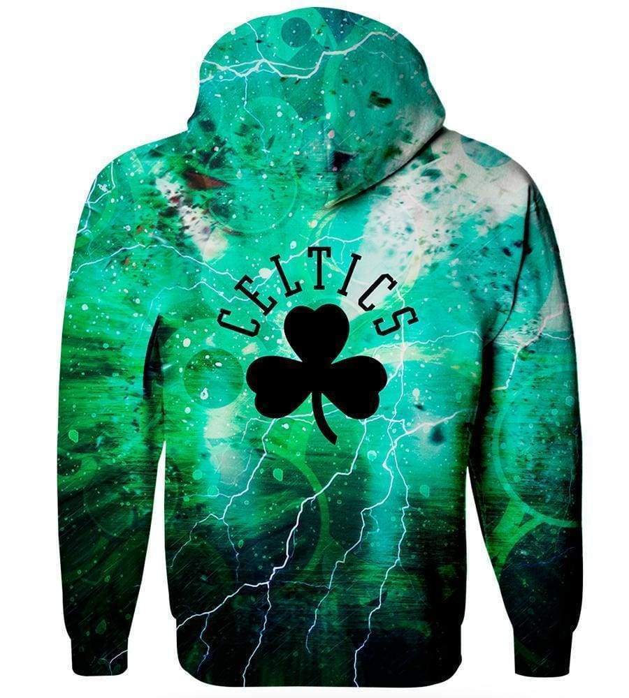 Basketball Boston Celtics Hoodies - Zip Up Green Hoodie