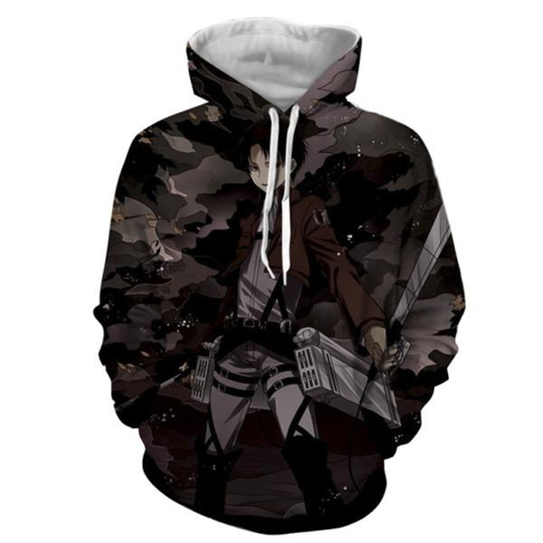 Attack on Titan 3D Printed Hoodies - Casual Pullover