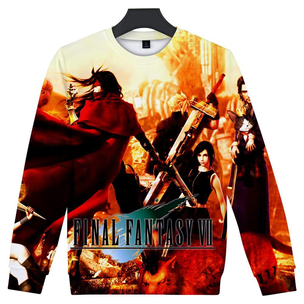 Final Fantasy Harajuku Final O-Neck Sweatshirt