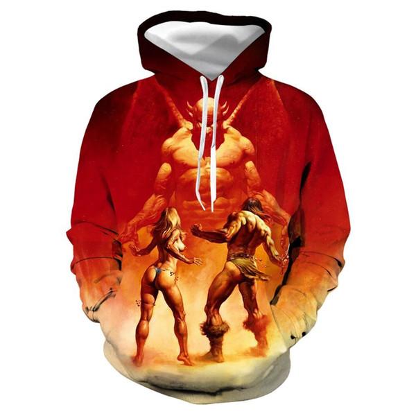 Fashion Iron Maiden Funny 3D Print Casual Hoodie