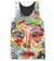 Funny Cage The Elephant Hoodies - Colourful Oil painting Zip Up 3D Hoodie