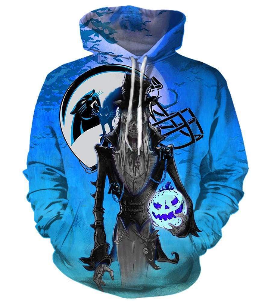 Carolina Panthers/Trick or Treat - 3D Hoodie, Zip-Up, Sweatshirt, T-Shirt