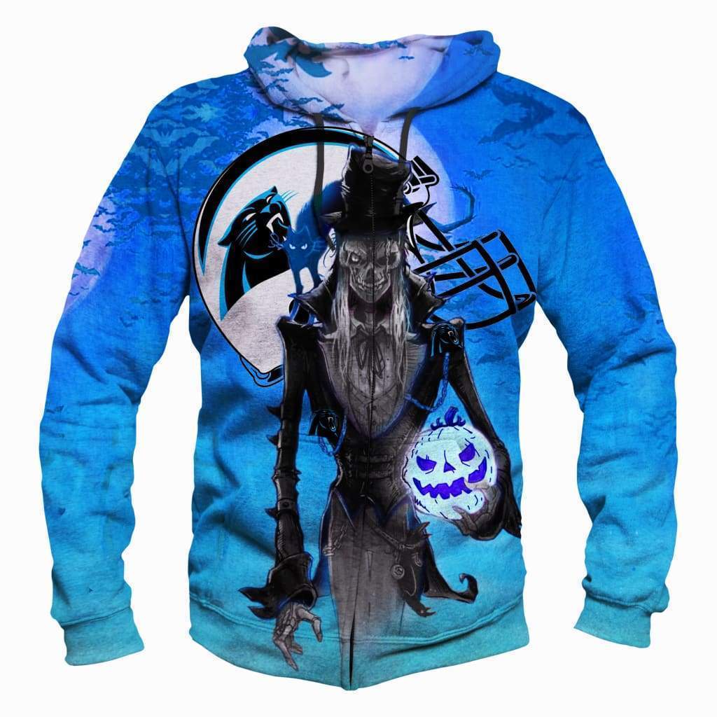 Carolina Panthers/Trick or Treat - 3D Hoodie, Zip-Up, Sweatshirt, T-Shirt