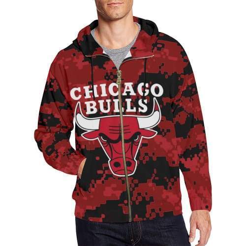 Chicago Bulls - 3D Hoodie, Zip-Up, Sweatshirt, T-Shirt