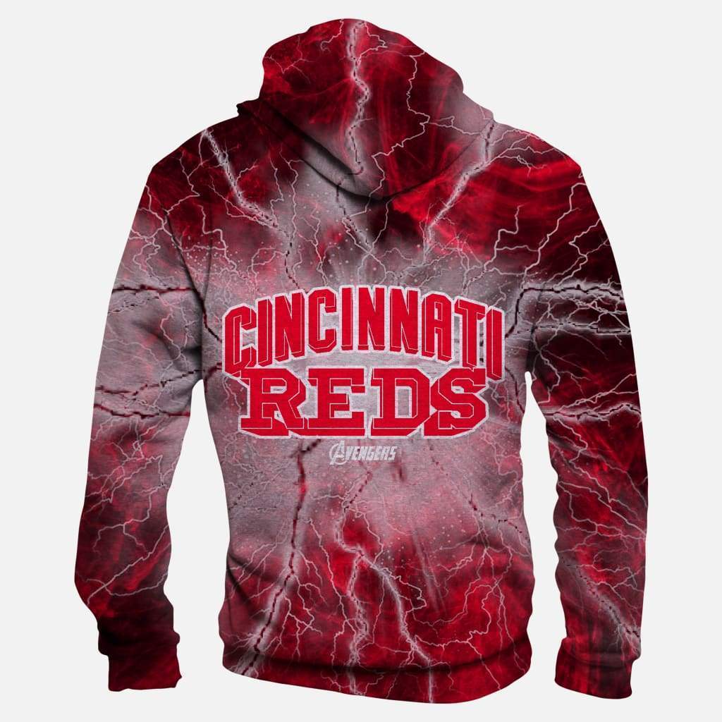 Cincinnati reds - The Avengers - 3D Hoodie, Zip-Up, Sweatshirt, T-Shirt