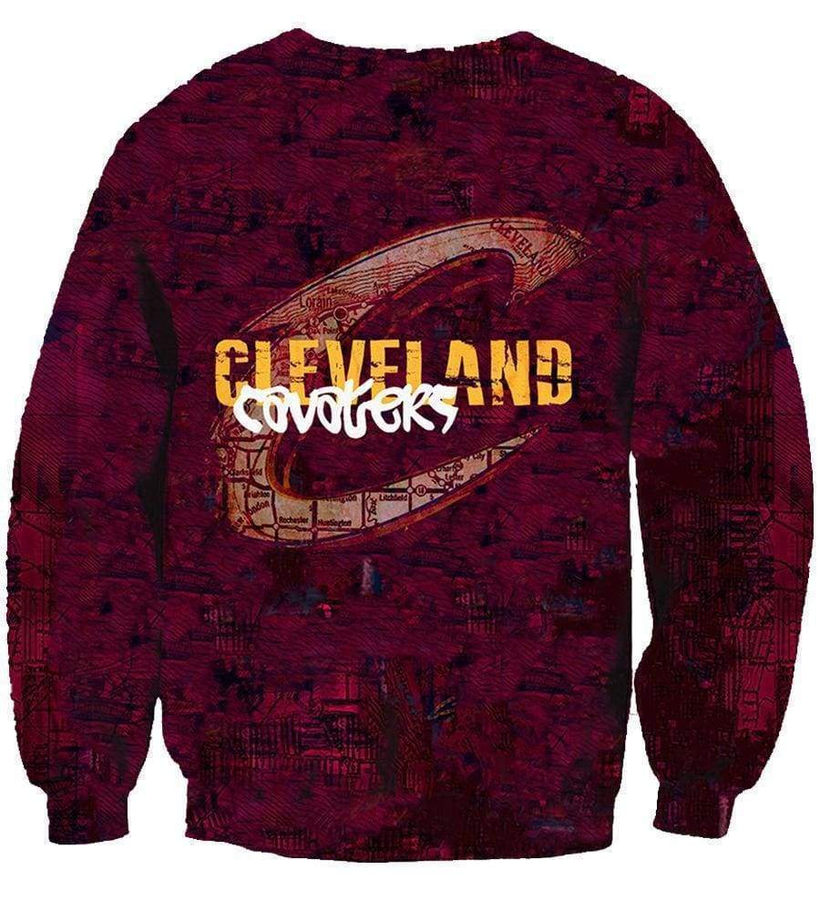 Basketball Cleveland Cavaliers Hoodies - Zip Up Purple 3D Hoodie